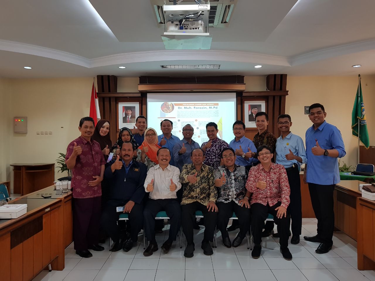 Peserta Rapat Konsolidasi PD ABKIN DIY Foto Bersama dengan Kandidat Ketum PB ABKIN